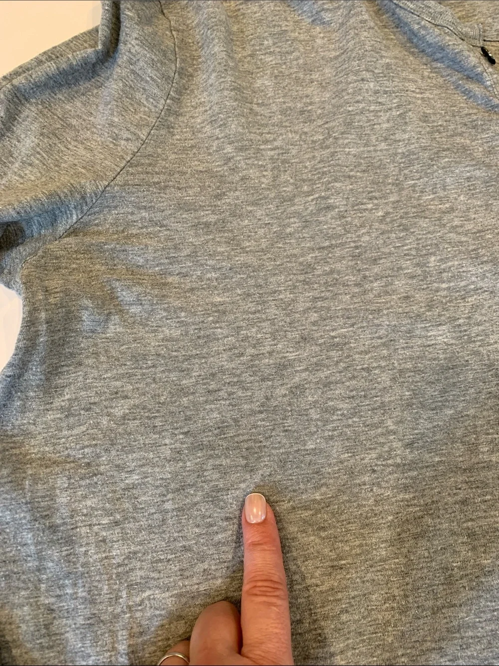 Banana Republic Vintage Tee Men’s Large Cotton Gray Long-Sleeve Henley T-Shirt